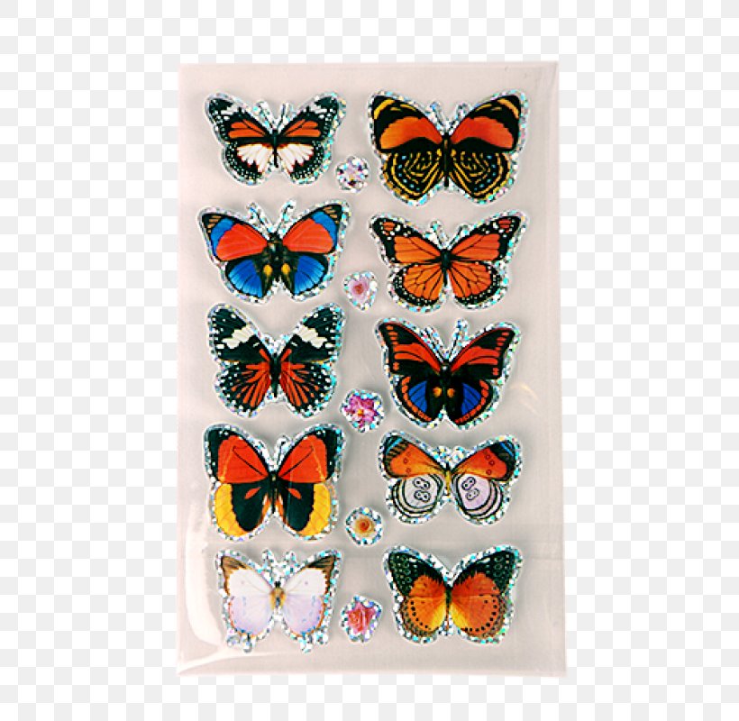 Butterfly Sticker Insect Lore Caterpillar Scrapbooking, PNG, 800x800px, Butterfly, Array Data Structure, Caterpillar, Color, Dress Download Free