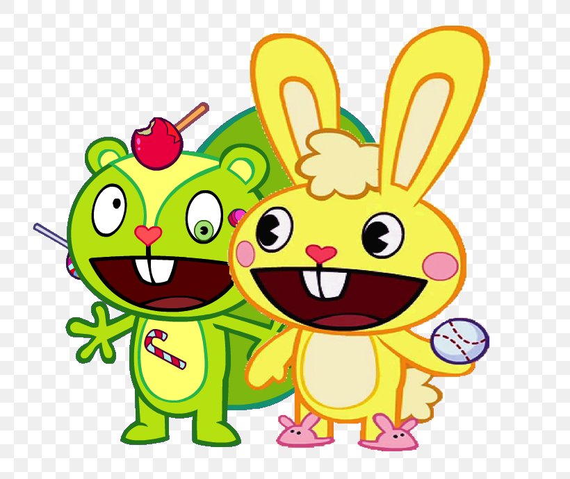 Happy Easter Background, PNG, 766x690px, Flippy, Cartoon, Cuddles, Easter Bunny, Finger Download Free