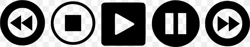Media Player YouTube Clip Art, PNG, 2255x434px, Media Player, Black And White, Blog, Brand, Digital Media Download Free