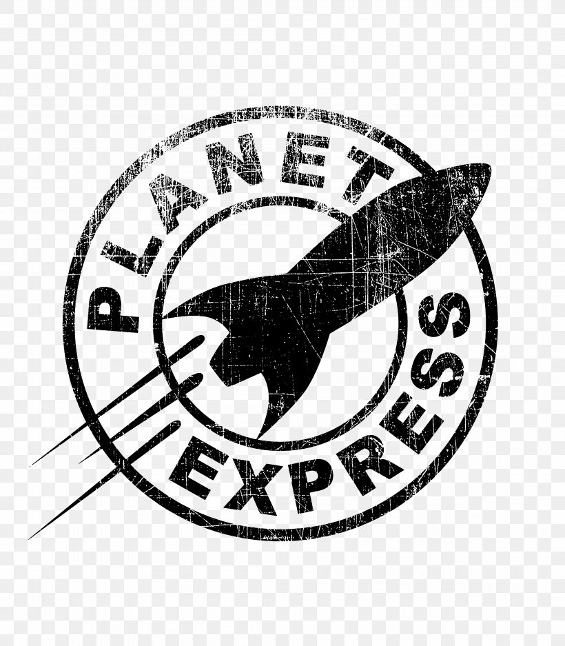 Planet Express Ship Bender Zoidberg Leela Philip J. Fry, PNG, 4200x4800px, Planet Express Ship, Amy Wong, Bender, Black And White, Brand Download Free