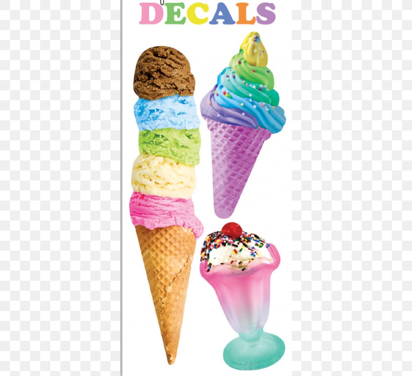 Sundae Ice Cream Cones Frosting & Icing, PNG, 750x750px, Sundae, Cream, Dairy Product, Dairy Queen, Decal Download Free