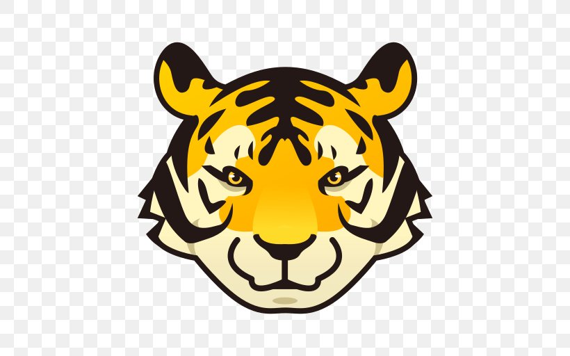 Tiger Emoji Jaguar Emoticon Horse, PNG, 512x512px, Tiger, Animal, Big Cats, Carnivoran, Cat Like Mammal Download Free