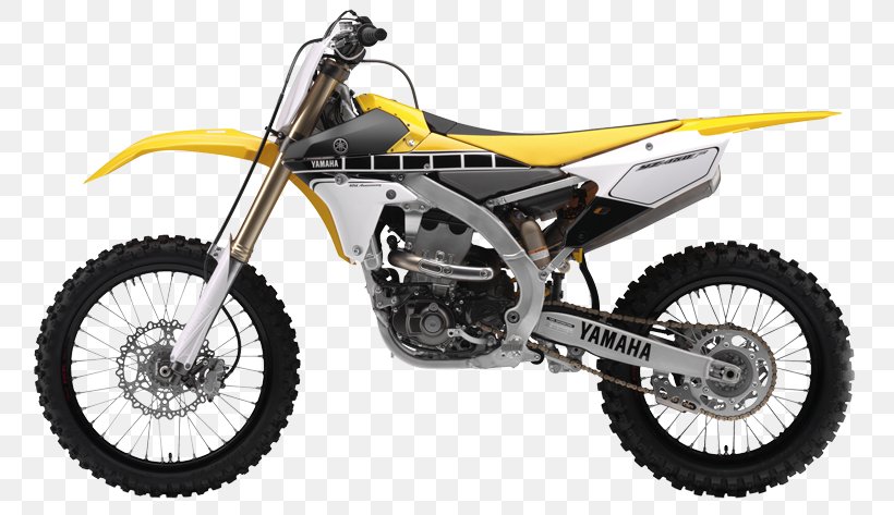 Yamaha Motor Company Yamaha YZ250F Yamaha YZ450F Motorcycle, PNG, 775x473px, 2016, Yamaha Motor Company, Auto Part, Automotive Tire, Automotive Wheel System Download Free