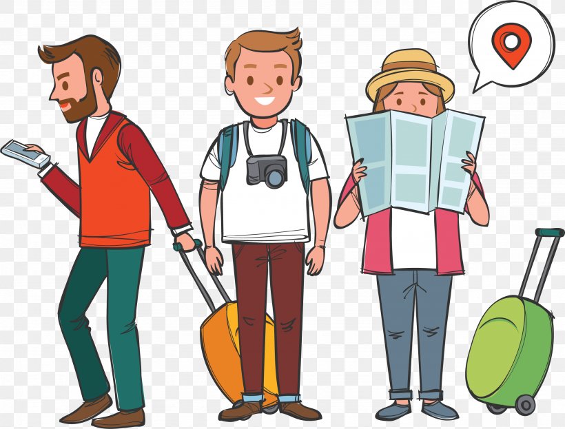 Drawing Travel Cartoon Clip Art, PNG, 2769x2106px, Drawing, Animation, Baggage, Business Travel, Cartoon Download Free