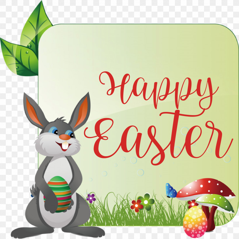 Happy Easter Day Easter Day Blessing Easter Bunny, PNG, 2997x3000px, Happy Easter Day, Basket, Cartoon, Cute Easter, Easter Basket Download Free