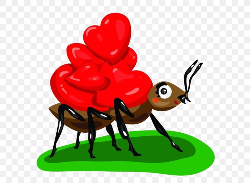 Ant Photography Euclidean Vector Illustration, PNG, 600x600px, Watercolor, Cartoon, Flower, Frame, Heart Download Free