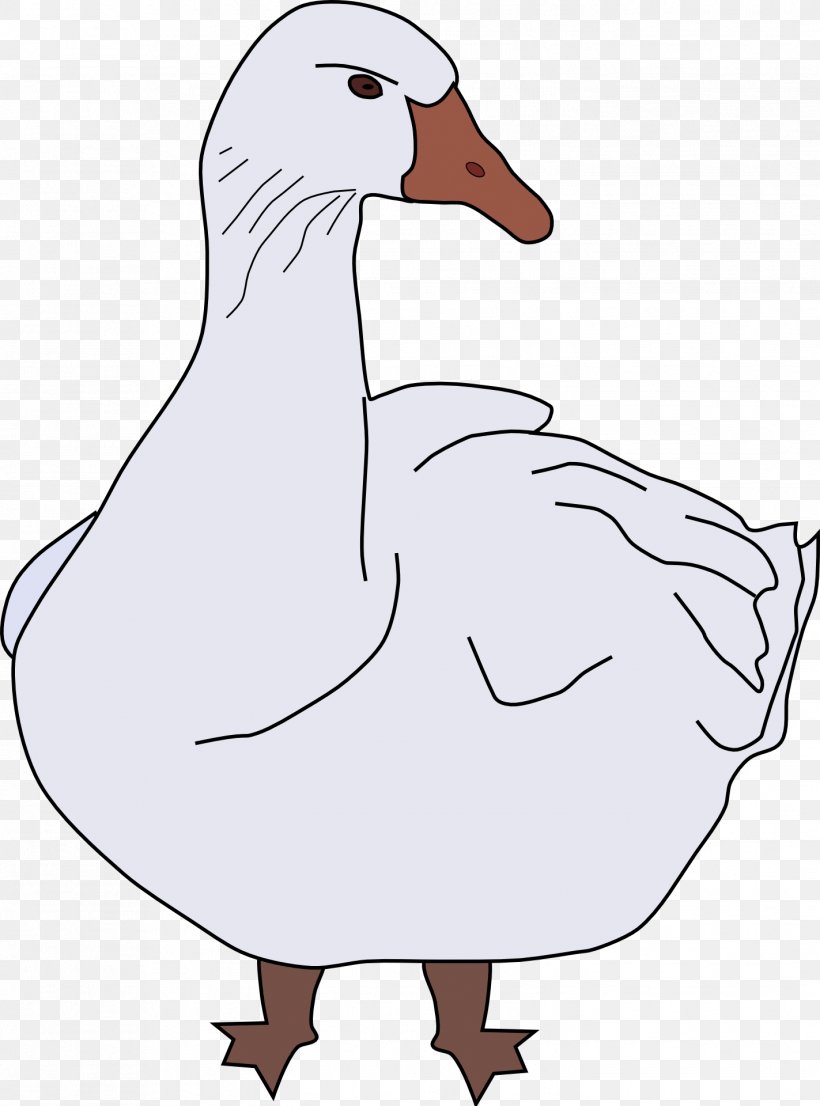 Goose Clip Art Openclipart Free Content Illustration, PNG, 1423x1920px, Goose, American Black Duck, Beak, Bird, Canada Goose Download Free
