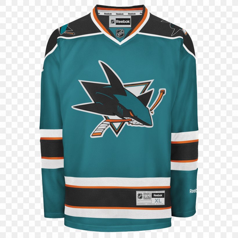 San Jose Sharks National Hockey League NHL Uniform Ice Hockey Hockey Jersey, PNG, 850x850px, San Jose Sharks, Active Shirt, Blue, Brand, Brent Burns Download Free