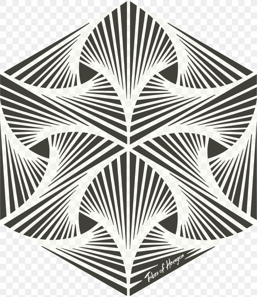 Hexagon Towel Angle Pattern, PNG, 4423x5103px, Hexagon, Beach, Black, Black And White, Brand Download Free