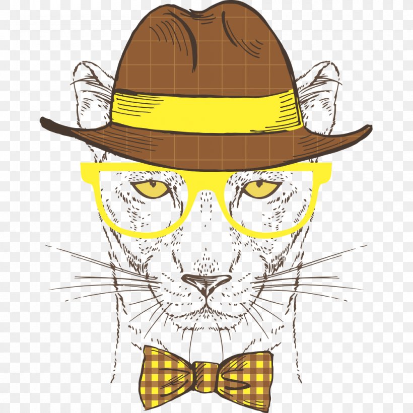 Leopard Lion Cartoon Illustration, PNG, 1000x1000px, Leopard, Animal, Art, Cartoon, Comics Download Free