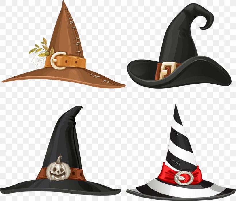 Witch Hat Buckle Stock Illustration, PNG, 981x834px, Witch Hat, Buckle, Cap, Costume Hat, Fedora Download Free