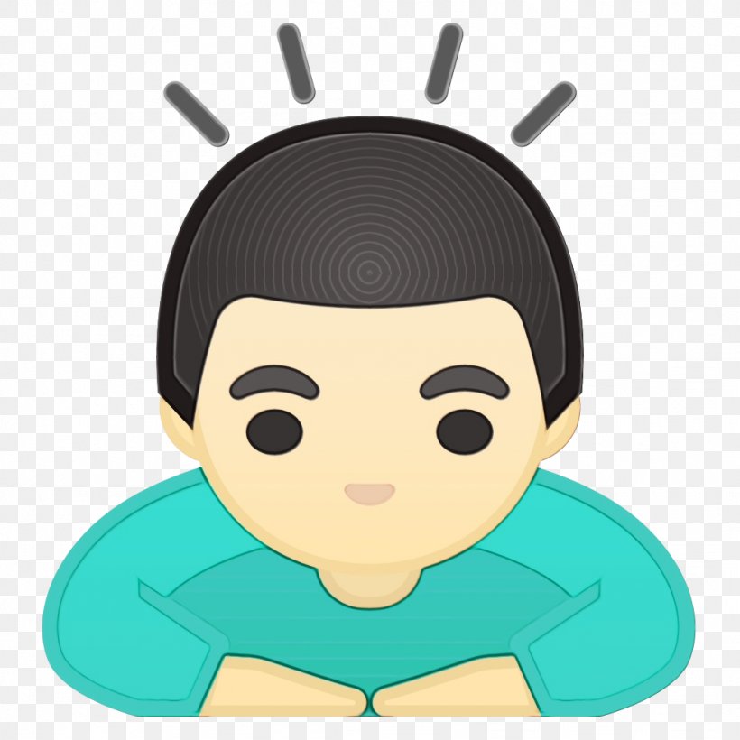 World Emoji Day, PNG, 1024x1024px, Emoji, Animation, Black Hair, Bowing, Cartoon Download Free
