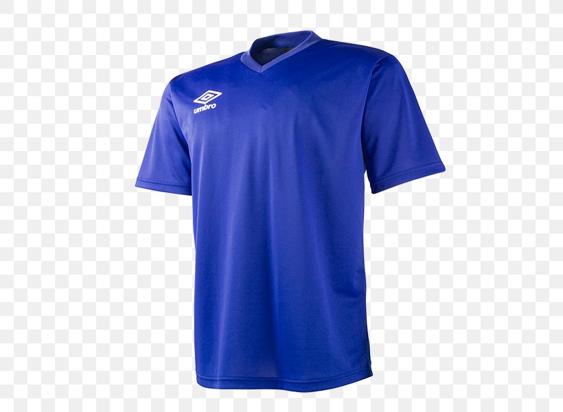 T-shirt Sports Fan Jersey Umbro Sleeve, PNG, 600x600px, Tshirt, Active Shirt, Blue, Clothing, Cobalt Blue Download Free