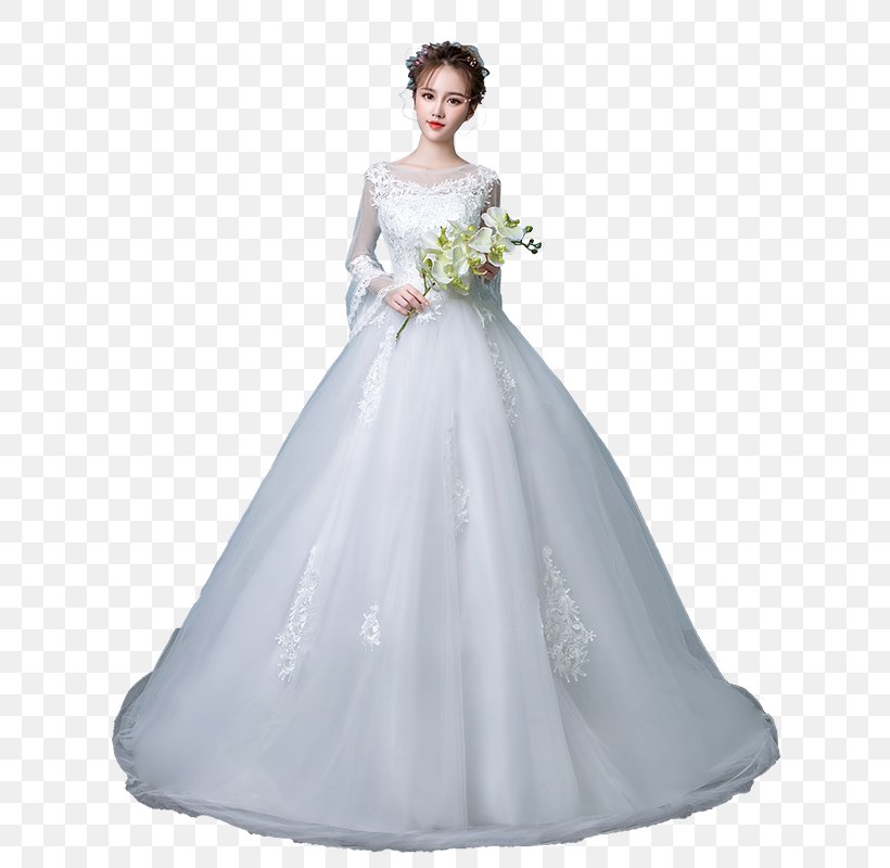 Wedding Dress Amazon.com Brautmode Clothing, PNG, 800x800px, Watercolor, Cartoon, Flower, Frame, Heart Download Free