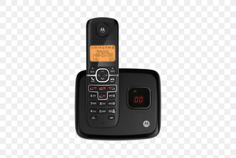 Cordless Telephone Digital Enhanced Cordless Telecommunications Handset Home & Business Phones, PNG, 550x550px, Cordless Telephone, Answering Machine, Answering Machines, Caller Id, Cellular Network Download Free