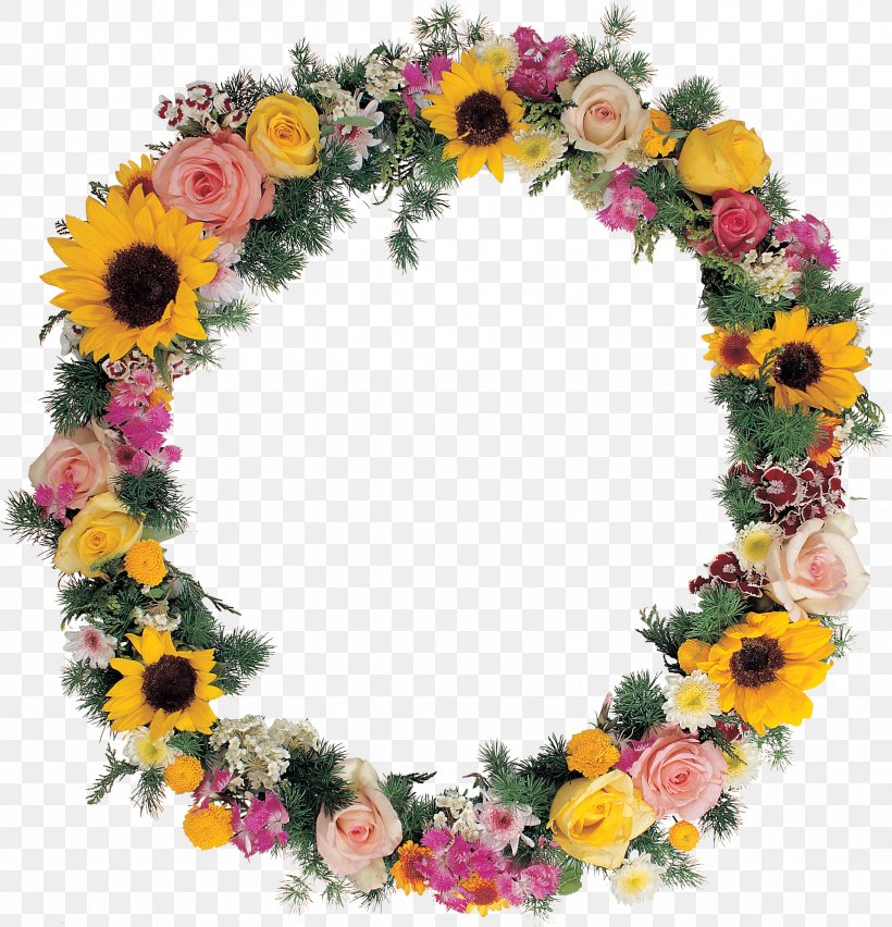 Cut Flowers Picture Frames Floral Design Wreath, PNG, 2454x2552px, Flower, Artificial Flower, Cut Flowers, Decor, Digital Image Download Free