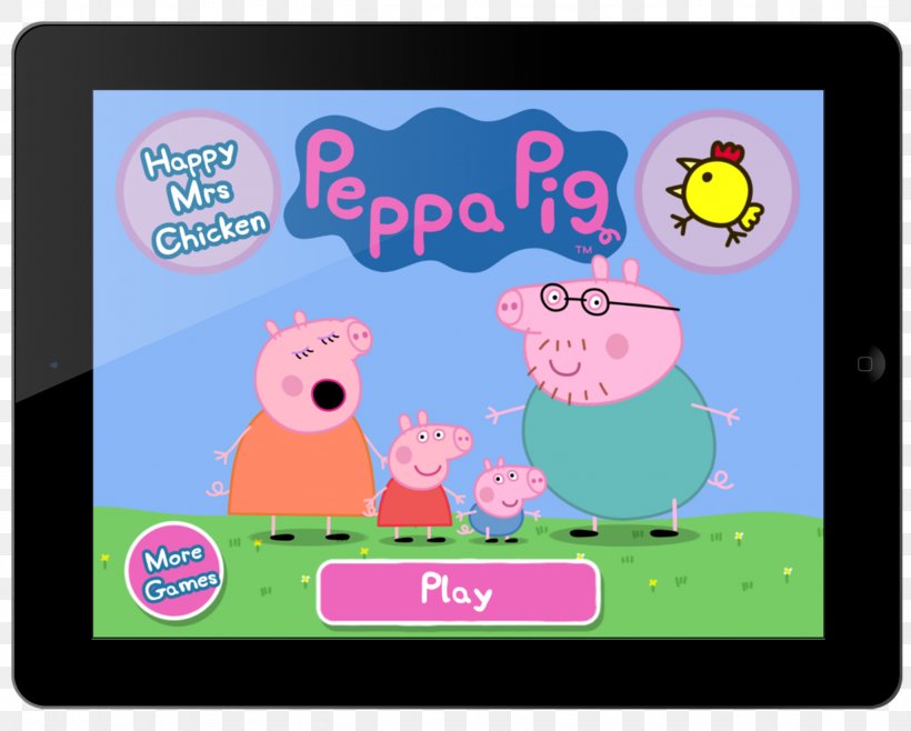 Peppa Pig: Happy Mrs Chicken Happy Mrs Chicken. Peppa Pig: Holiday Peppa Pig: Polly Parrot Game, PNG, 2048x1644px, Peppa Pig Happy Mrs Chicken, Android, Area, Astley Baker Davies, Cartoon Download Free