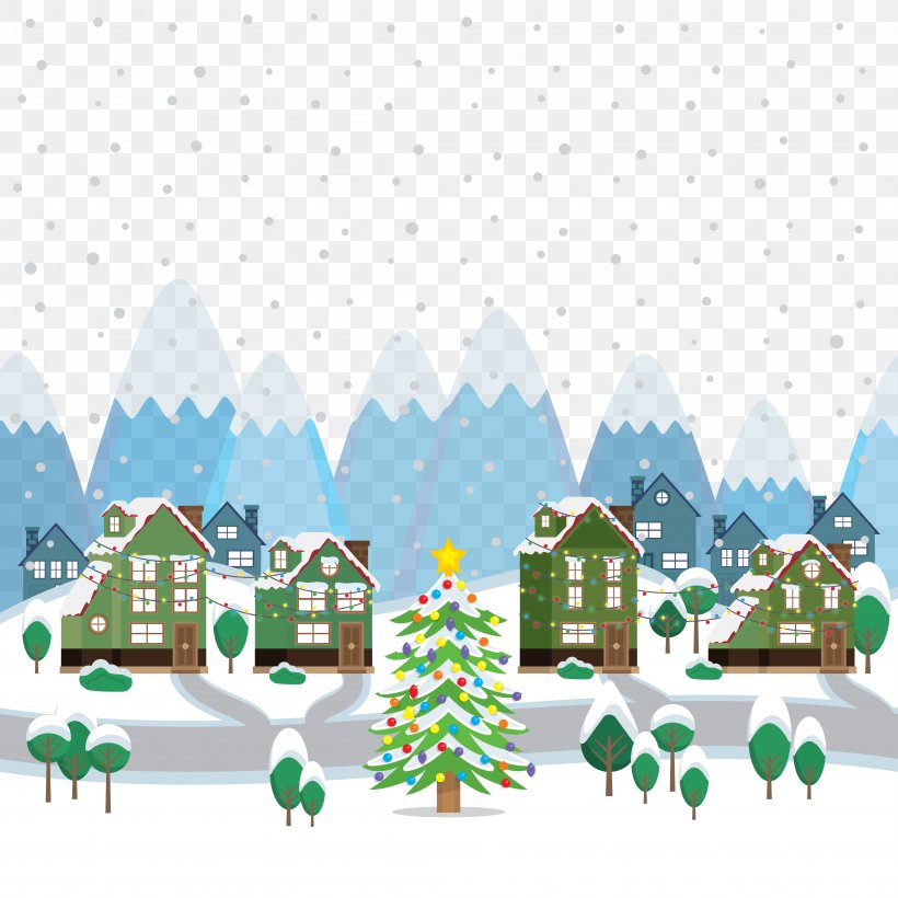 Christmas Snow Illustration, PNG, 4167x4167px, Christmas, Art, Border,  Cartoon, Christmas Eve Download Free