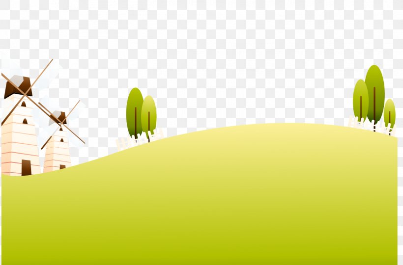 Lawn Windmill, PNG, 1348x888px, Vector Field, Energy, Field, Flower, Grass Download Free
