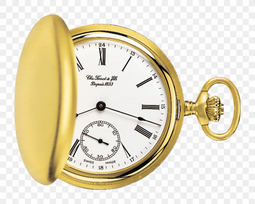 Pocket Watch Tissot Clock, PNG, 840x674px, Watch, Clock, Gold, Jewellery, Lorus Download Free