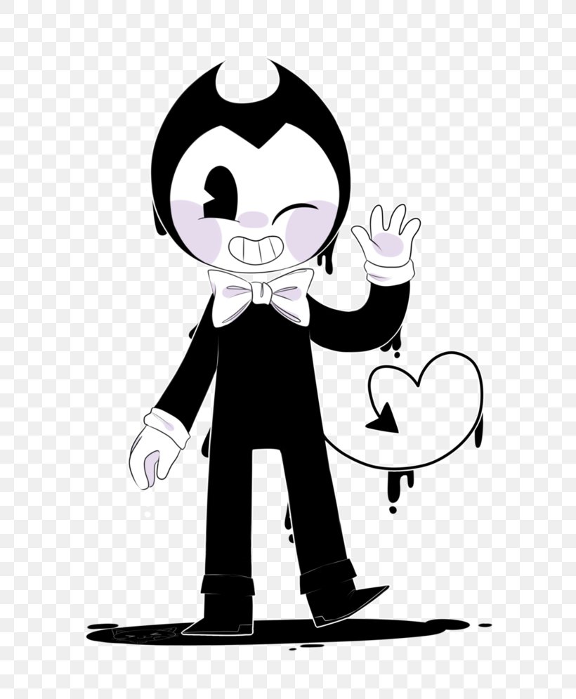 Bendy And The Ink Machine Drawing Funko TheMeatly Games, PNG, 802x995px, Watercolor, Cartoon, Flower, Frame, Heart Download Free