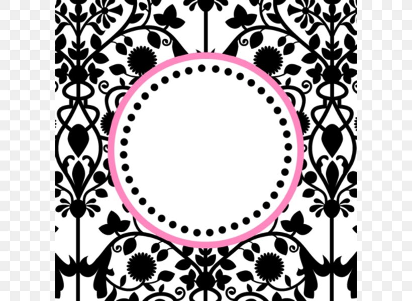 Free Content Damask Document Clip Art, PNG, 600x600px, Free Content, Abstract, Black, Black And White, Damask Download Free