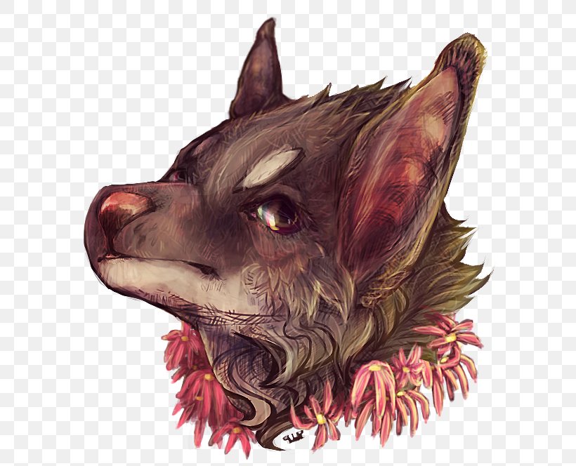 Canidae Dog Snout Whiskers Mammal, PNG, 624x664px, Watercolor, Cartoon, Flower, Frame, Heart Download Free