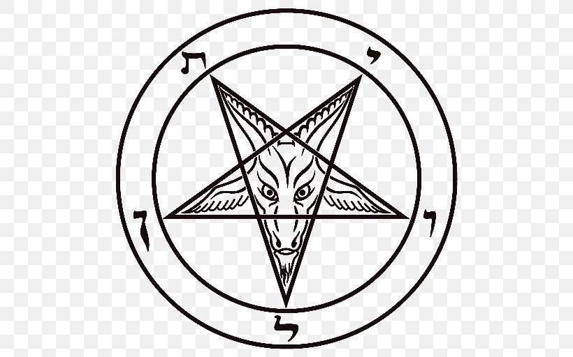Church Of Satan The Satanic Bible The Satanic Rituals Pentagram Satanism, PNG, 512x512px, Church Of Satan, Area, Baphomet, Black, Black And White Download Free