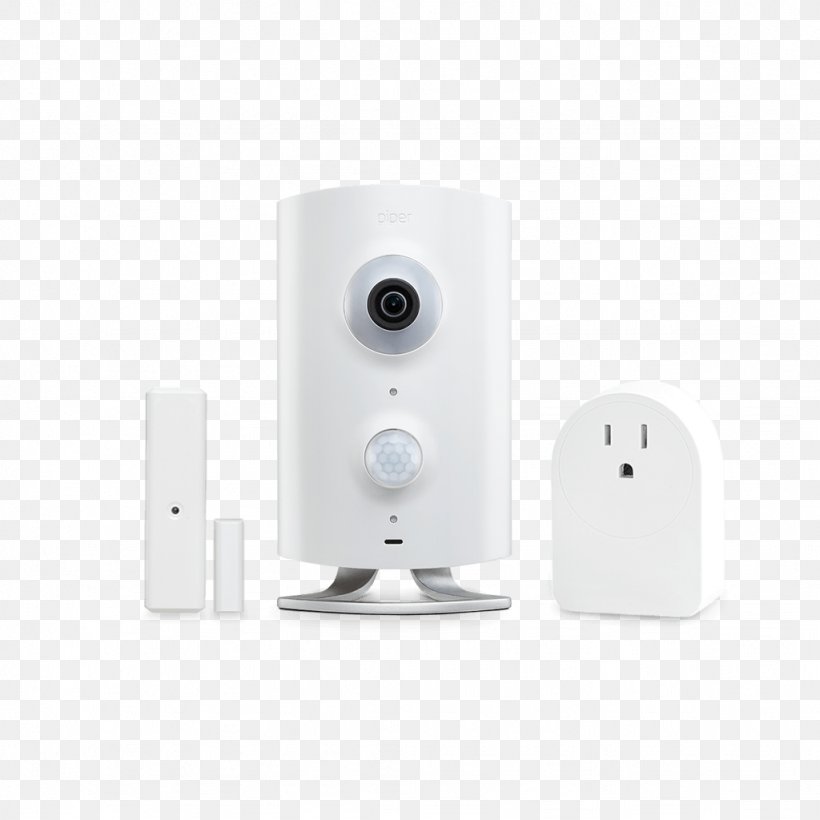 Piper NV HD Z-Wave Hub With Nightvision Piper 6pc App-Controlled Smart WiFi Alarm System Camera Security Alarms & Systems Sensor, PNG, 1024x1024px, Camera, Door, Home Automation Kits, Home Security, Multimedia Download Free