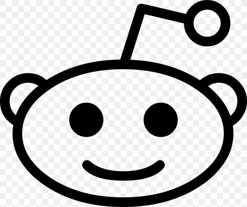 Reddit Logo, PNG, 980x822px, Reddit, Black And White, Face, Facial Expression, Happiness Download Free