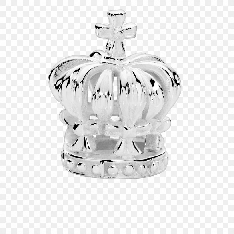 Silver Crown Charm Bracelet Pandora Diamond, PNG, 1000x1000px, Silver, Bead, Body Jewelry, Bracelet, Charm Bracelet Download Free