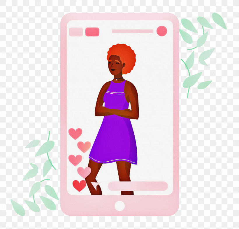 Woman Mobile Social Media, PNG, 2500x2395px, Woman, Cartoon, Meter, Mobile, Mobile Phone Download Free