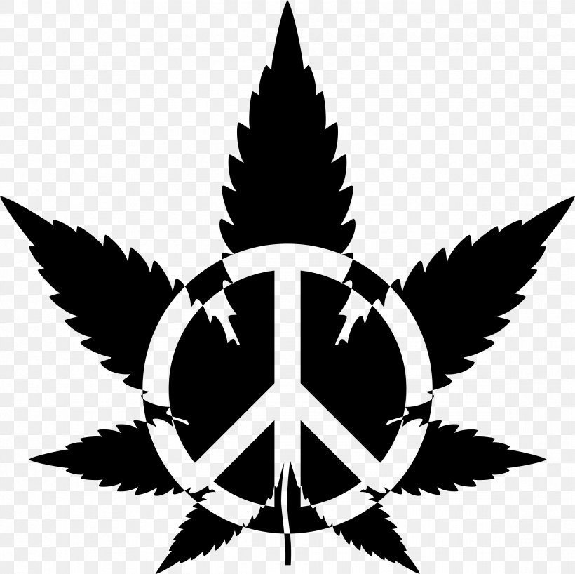 Cannabis Drawing Silhouette Clip Art, PNG, 2336x2332px, Cannabis, Black And White, Cannabis Smoking, Drawing, Drug Download Free