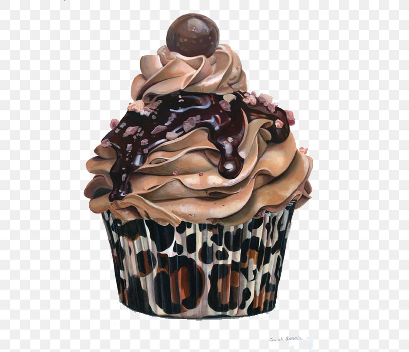 Cupcake Drawing Food Art Illustration, PNG, 564x705px, Cupcake, Art, Art Museum, Buttercream, Cake Download Free