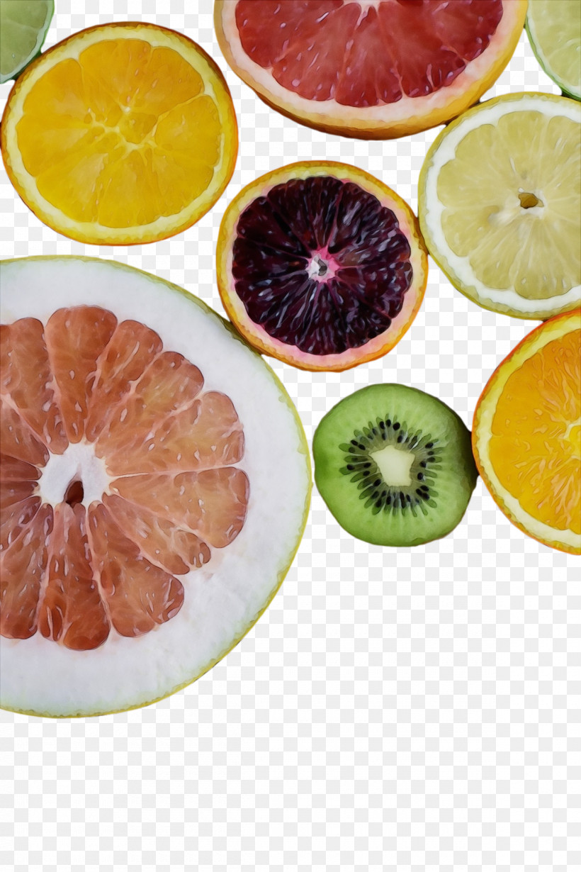 Grapefruit Vegetarian Cuisine Superfood Fruit Garnish, PNG, 1200x1800px, Watercolor, Citrus, Fruit, Garnish, Grapefruit Download Free