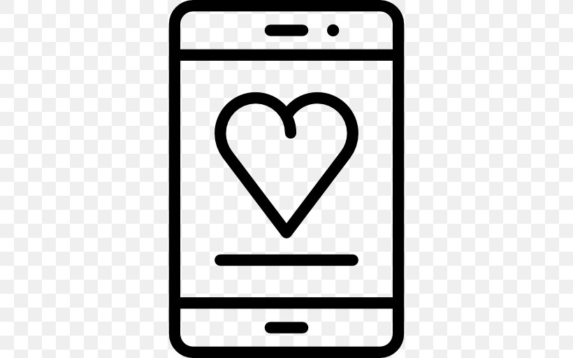 IPhone Mobile App Development Smartphone Handheld Devices, PNG, 512x512px, Iphone, Black And White, Handheld Devices, Heart, Mobile App Development Download Free