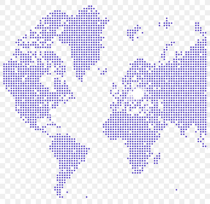 World Map Mercator Projection Map Projection, PNG, 800x800px, World, Area, Blue, Geographic Data And Information, Geography Download Free