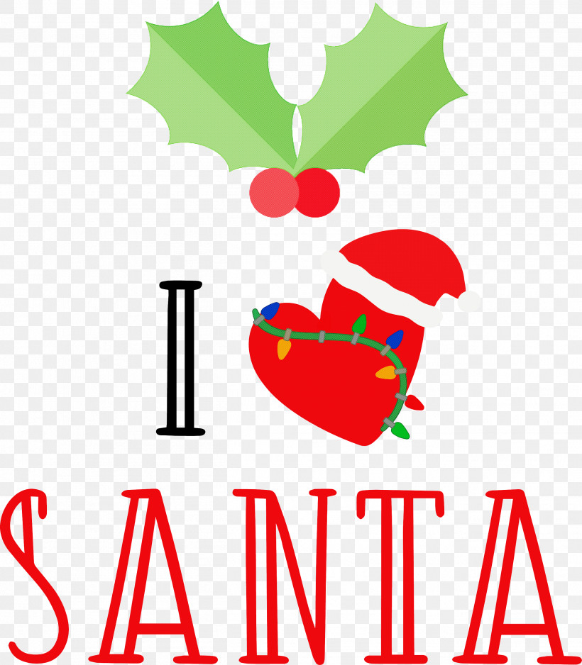 I Love Santa Santa Christmas, PNG, 2621x3000px, I Love Santa, Black, Black Screen Of Death, Christmas, Fine Arts Download Free