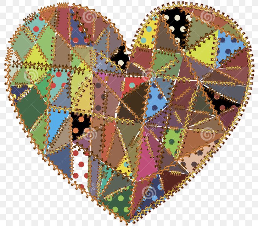 Patchwork Quilt Pattern, PNG, 800x719px, Patchwork, Heart, Patch, Quilt, Textile Download Free