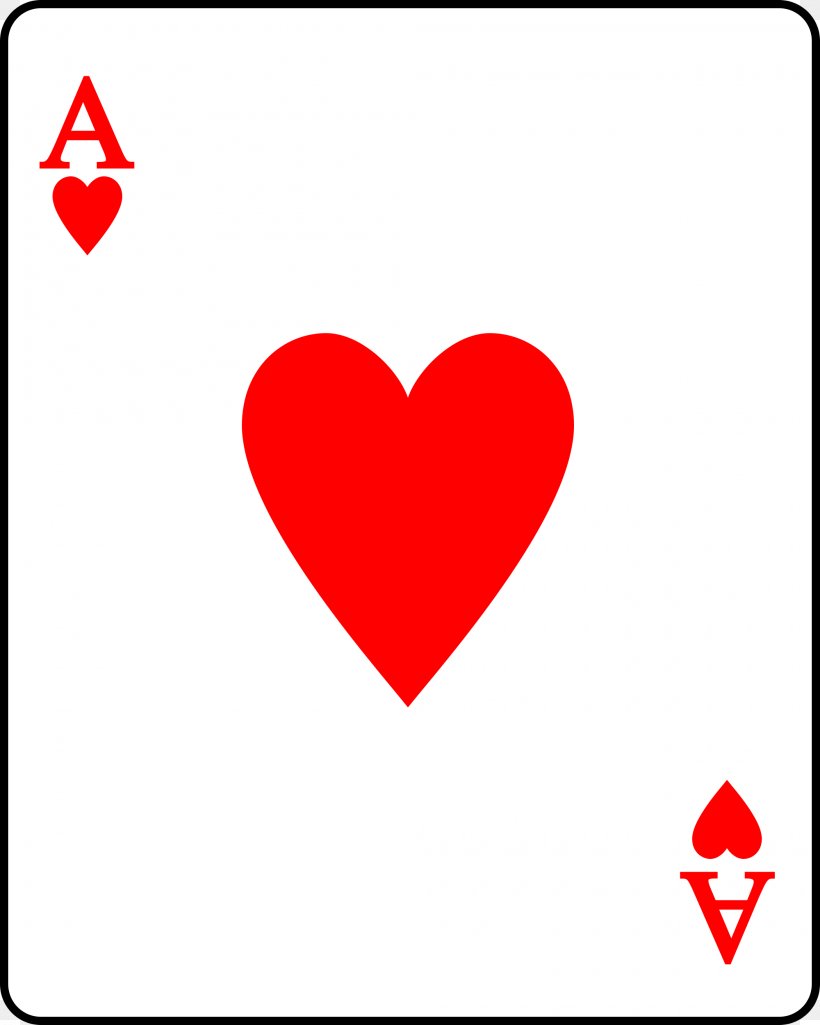 Playing Card Suit Ace Of Hearts, PNG, 2000x2500px, Playing Card, Ace, Ace Of Hearts, Area, Card Game Download Free