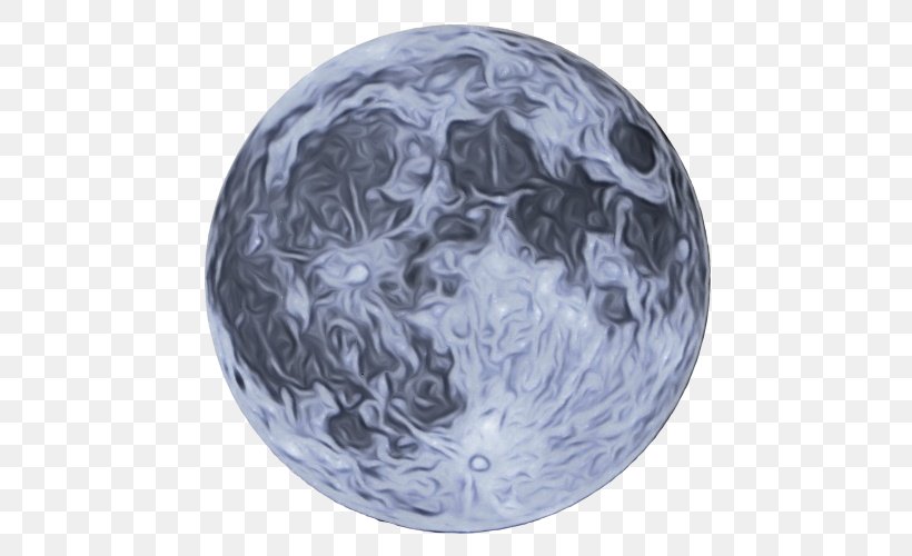 Full Moon, PNG, 500x500px, Watercolor, Astronomy, Ball, Black Moon, Blue Moon Download Free