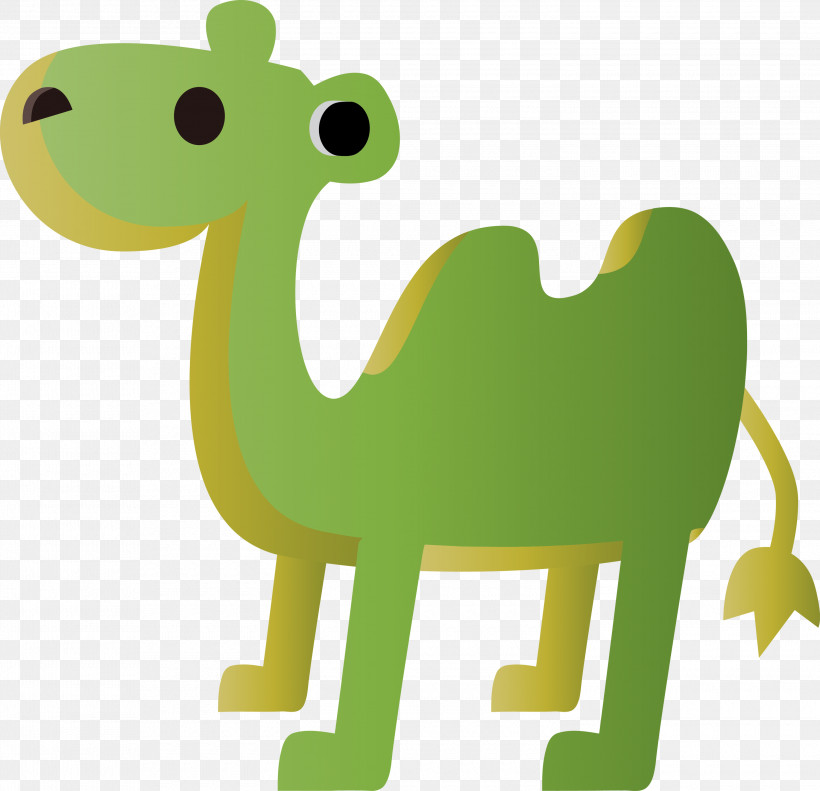 Green Camel Camelid Cartoon Animal Figure, PNG, 3000x2897px, Abstract Camel, Animal Figure, Camel, Camelid, Cartoon Download Free