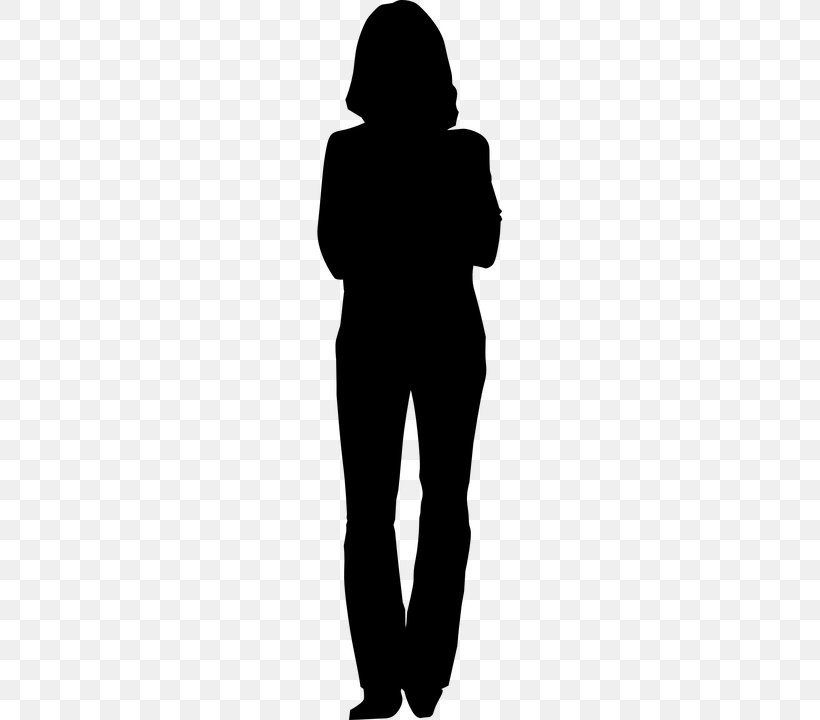 Silhouette Person Clip Art, PNG, 360x720px, Silhouette, Black, Black And White, Boyfriend, Female Download Free