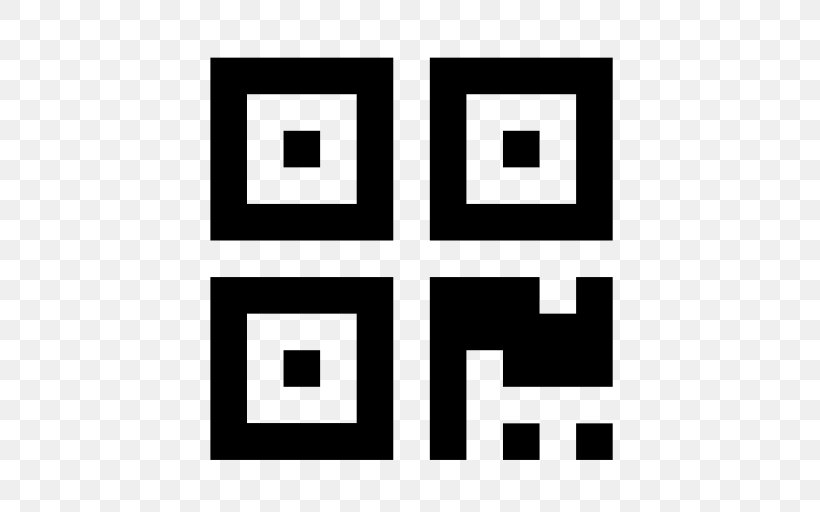 QR Code Font Awesome, PNG, 512x512px, Qr Code, Area, Black, Black And White, Brand Download Free