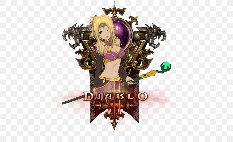 Diablo III World Of Warcraft BlizzCon Role-playing Game, PNG, 500x500px, Diablo Iii, Action Figure, Blizzcon, Diablo, Emblem Download Free