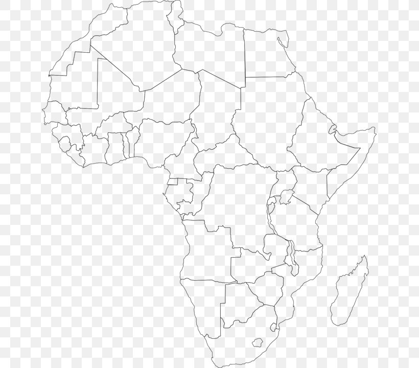 Africa Line Art Map Drawing Globe, PNG, 655x720px, Africa, Area, Artwork, Black And White, Cartography Download Free