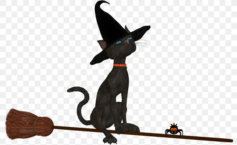 Black Cat Halloween Clip Art, PNG, 794x503px, Cat, Animal, Animal Figure, Black Cat, Blog Download Free