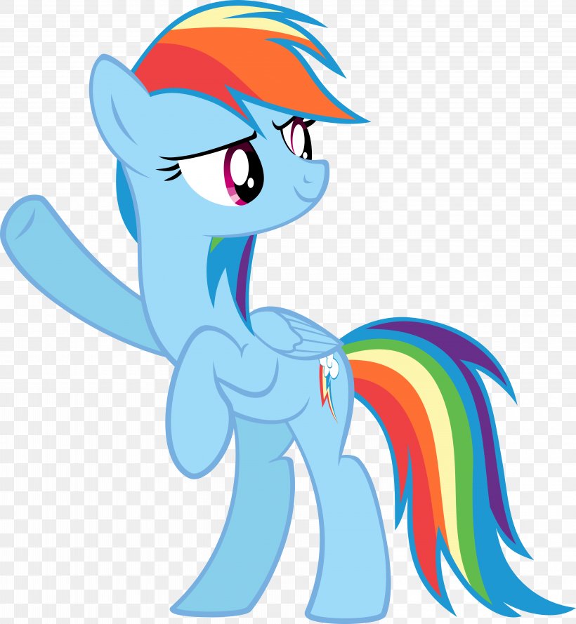 Rainbow Dash Pony Horse, PNG, 6000x6509px, Rainbow Dash, Animal Figure, Azure, Cartoon, Character Download Free