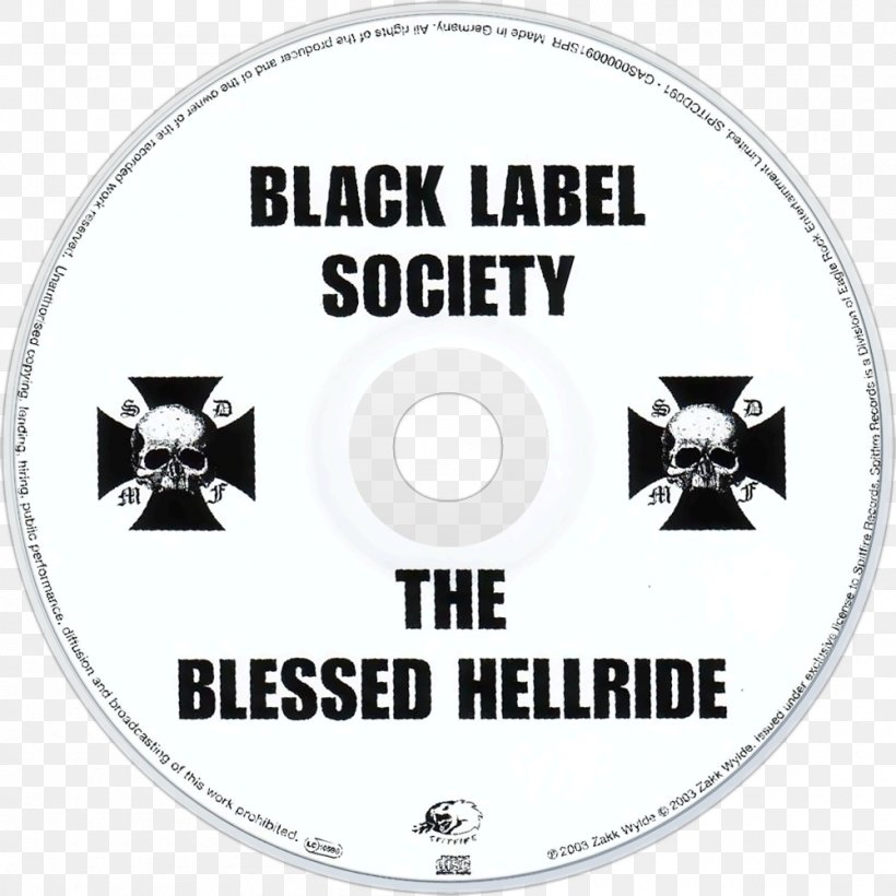 The Blessed Hellride Phonograph Record Black Label Society Compact Disc LP Record, PNG, 1000x1000px, Phonograph Record, Area, Black Label Society, Brand, Compact Disc Download Free