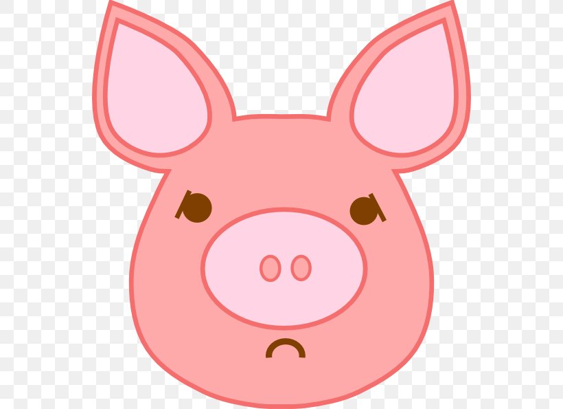 Domestic Pig Clip Art Image, PNG, 552x595px, Pig, Cartoon, Domestic Pig, Drawing, Nose Download Free
